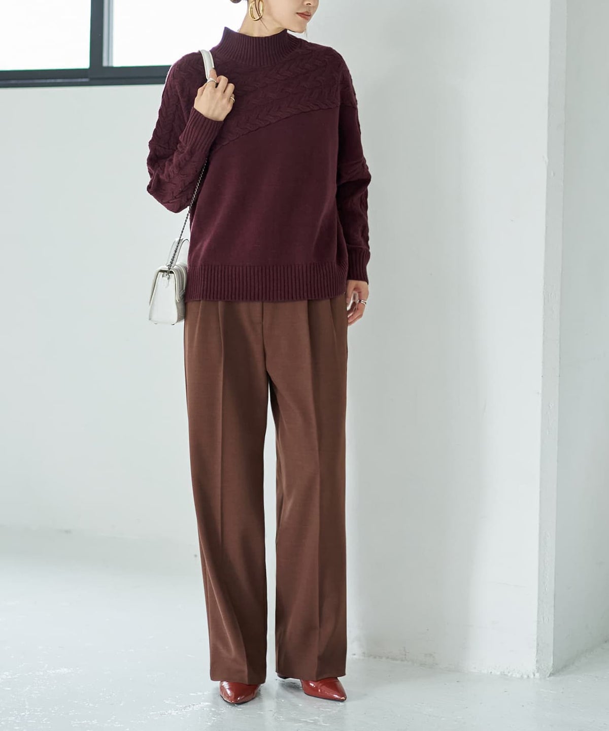 着用イメージ 166cm レーズン