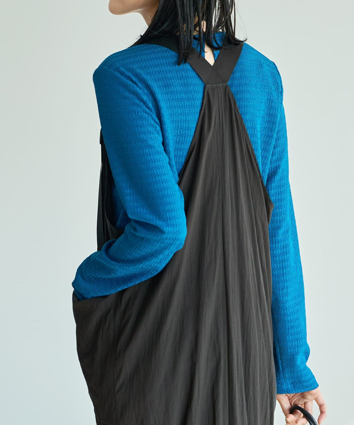 着用イメージ 164cm ミッドブルー
