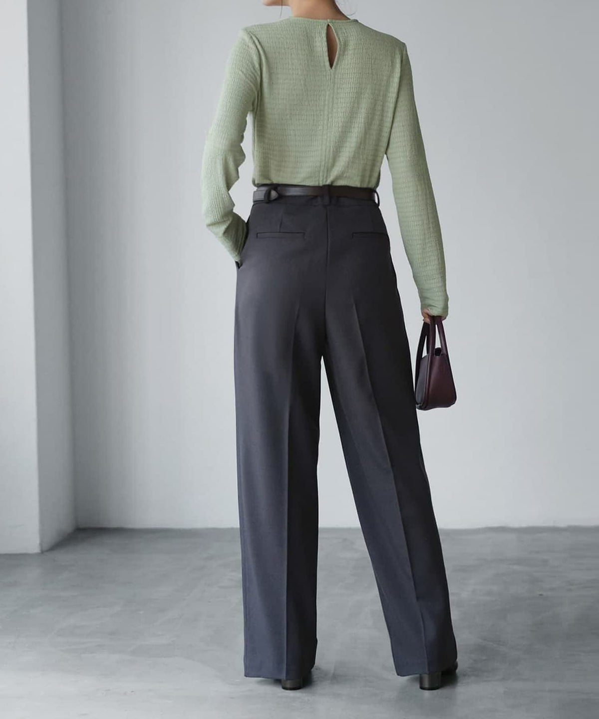 着用イメージ 165cm セージ