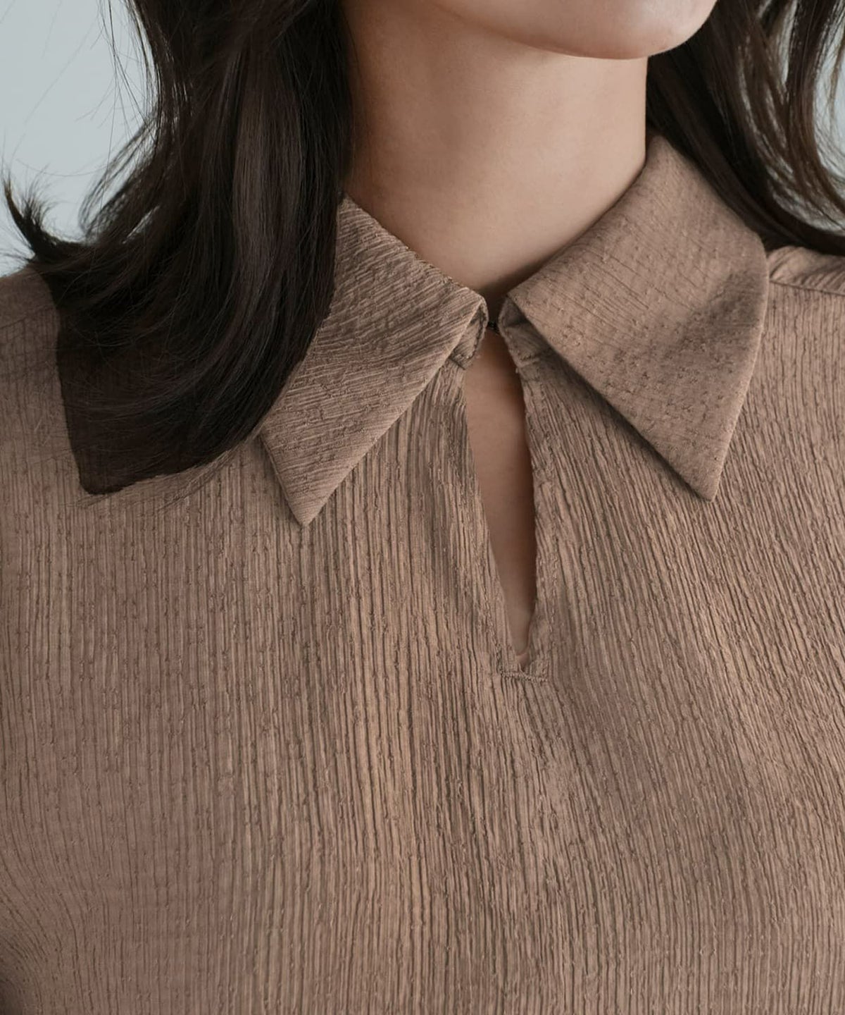 着用イメージ 167cm セピアブラウン