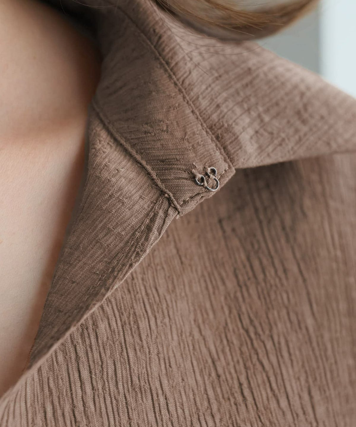 着用イメージ 167cm セピアブラウン