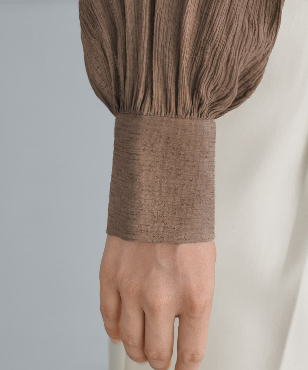 着用イメージ 167cm セピアブラウン