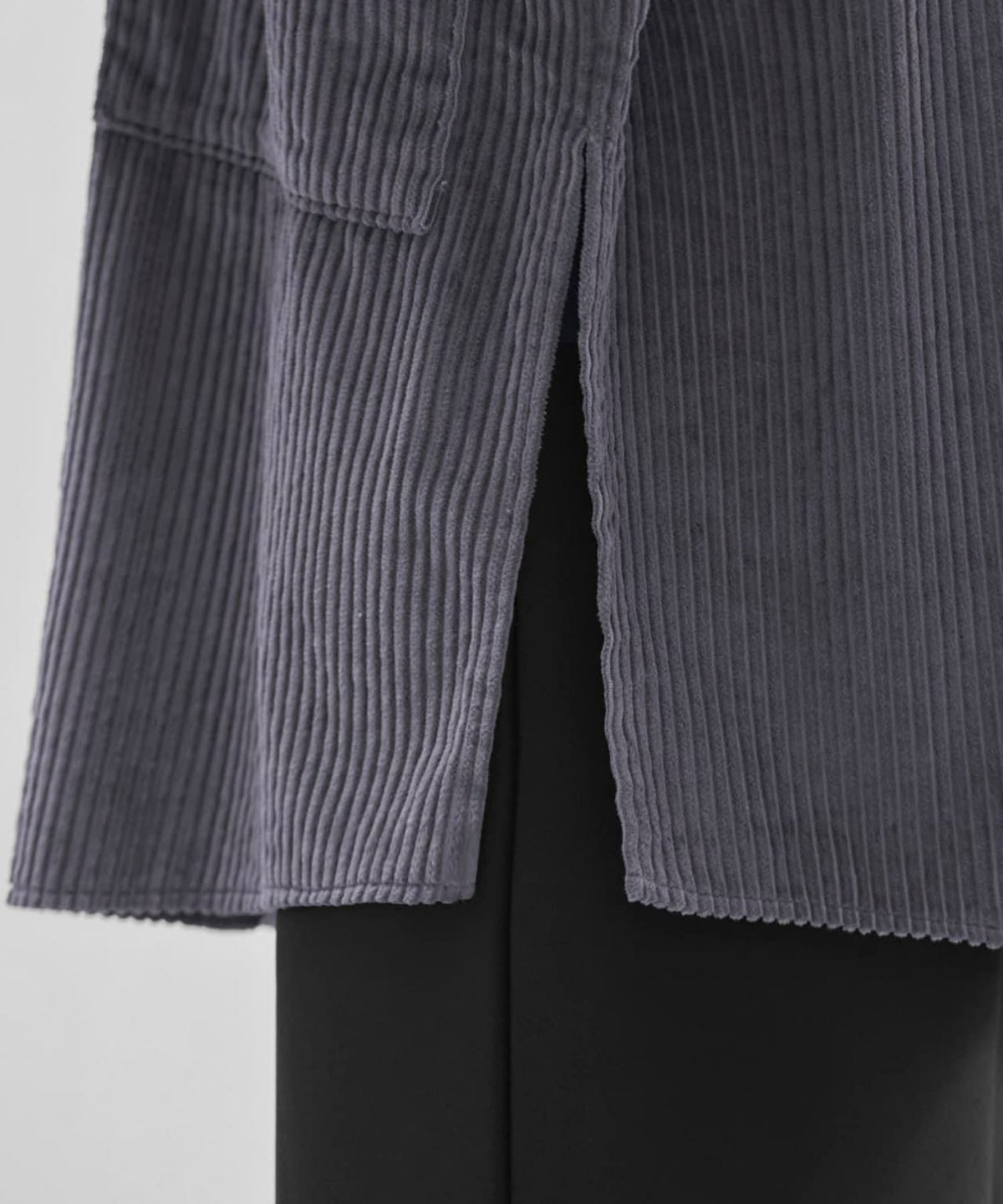 着用イメージ 168cm ダークグレー