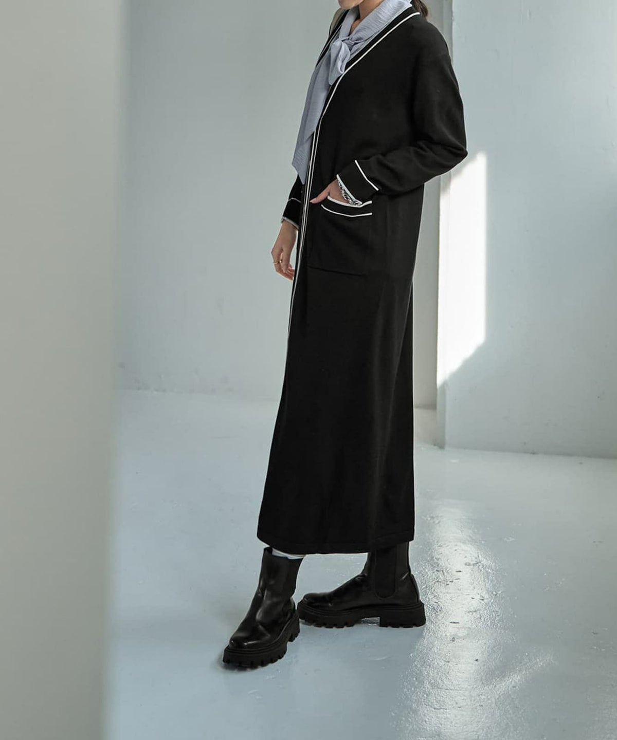 着用イメージ 168cm ブラック 02サイズ