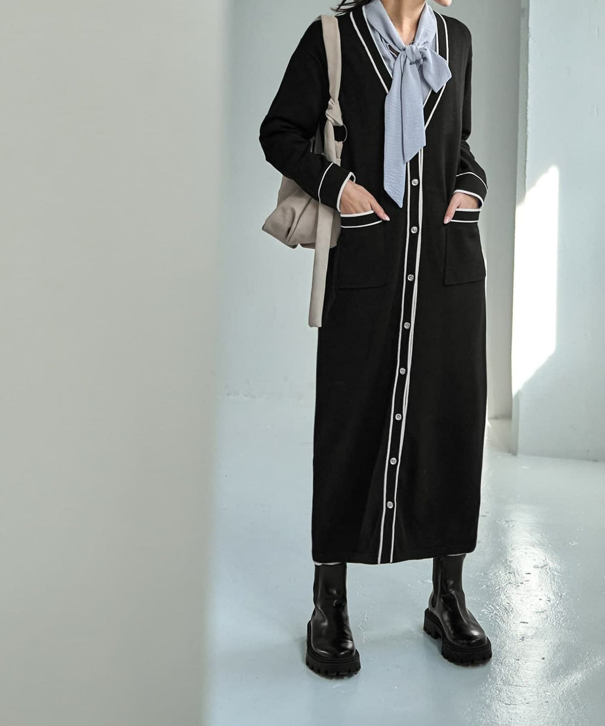 着用イメージ 168cm ブラック 02サイズ