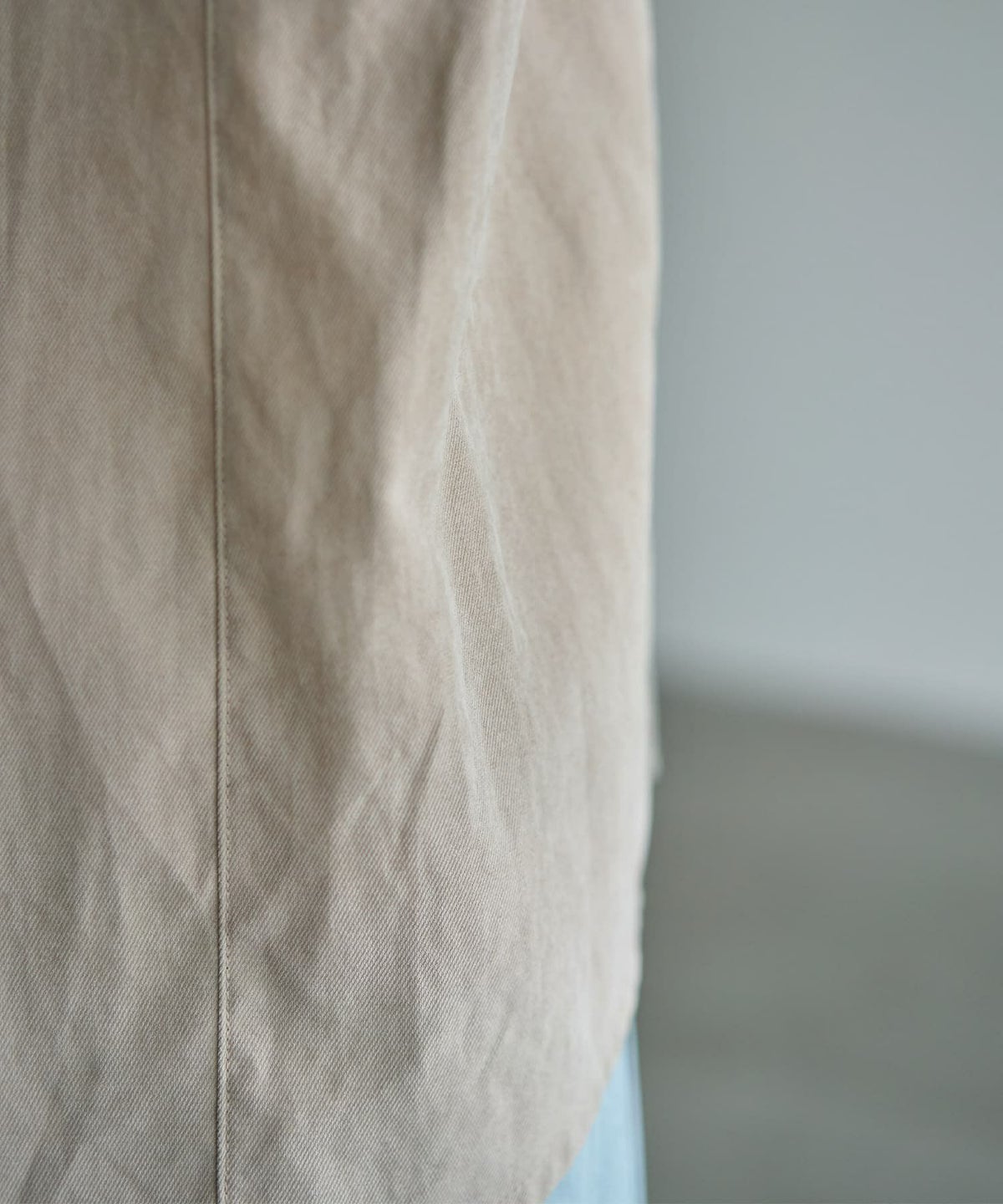 着用イメージ 166cm ライトベージュ