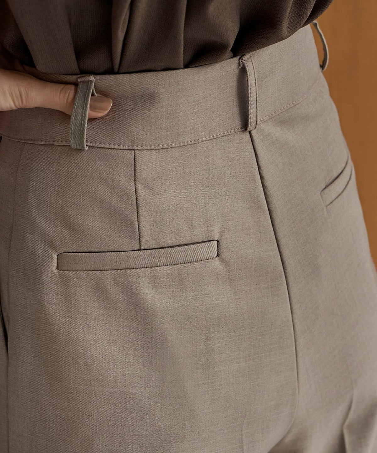 着用イメージ 166cm Sサイズ グレージュ