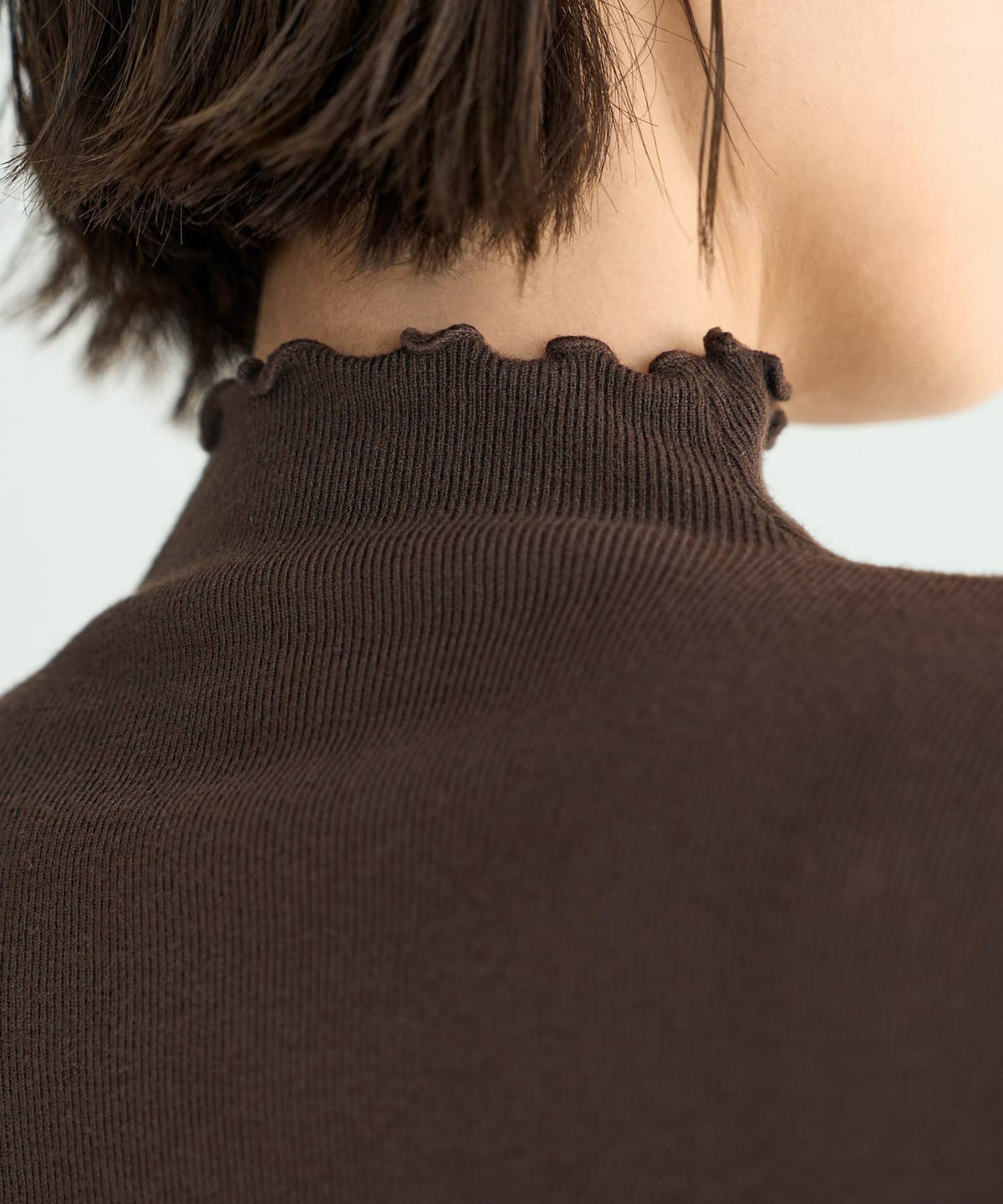 着用イメージ 167cm ブラウン