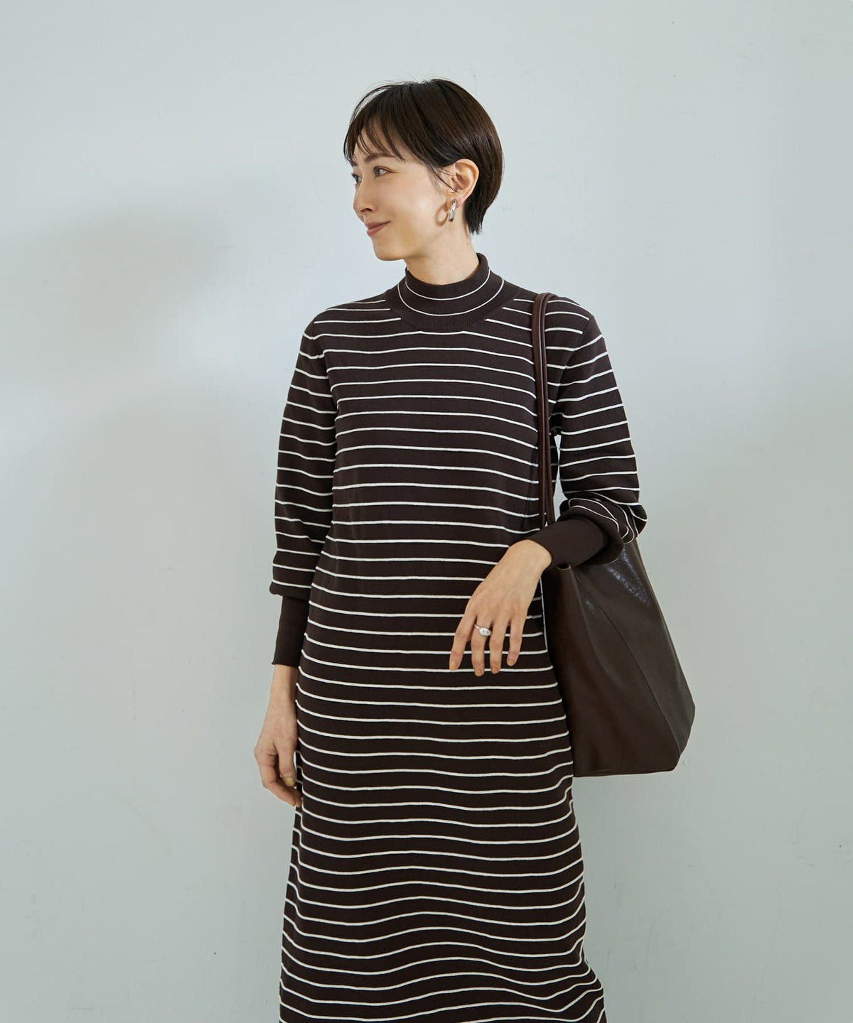 着用イメージ 167cm コーヒーミックス 02サイズ