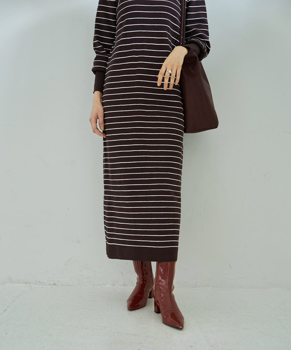 着用イメージ 167cm コーヒーミックス 02サイズ