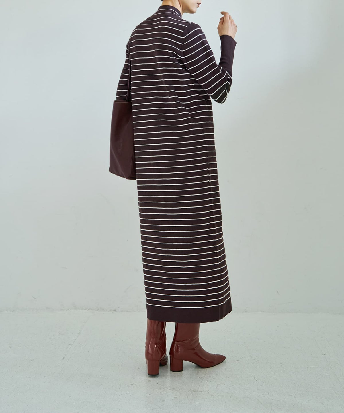 着用イメージ 167cm コーヒーミックス 02サイズ