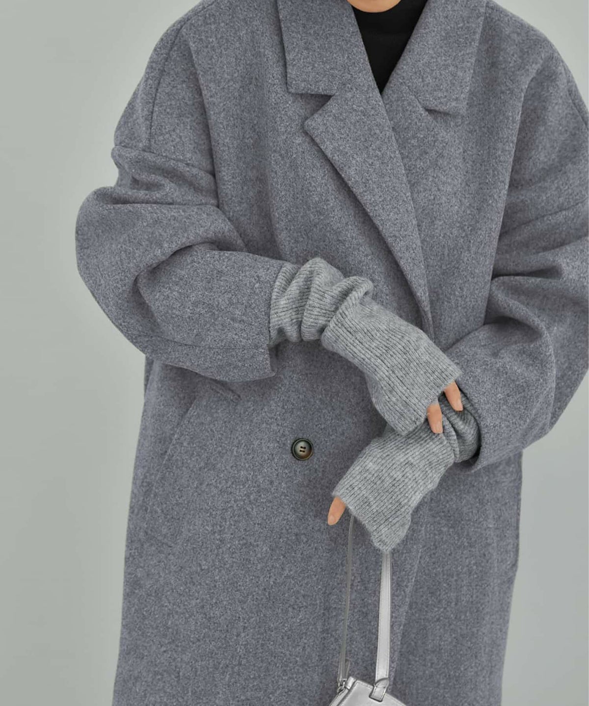 着用イメージ ライトグレー