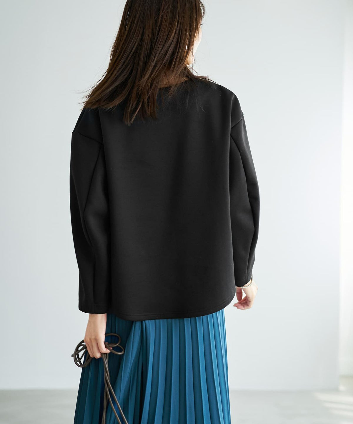 着用イメージ 166cm ブラック