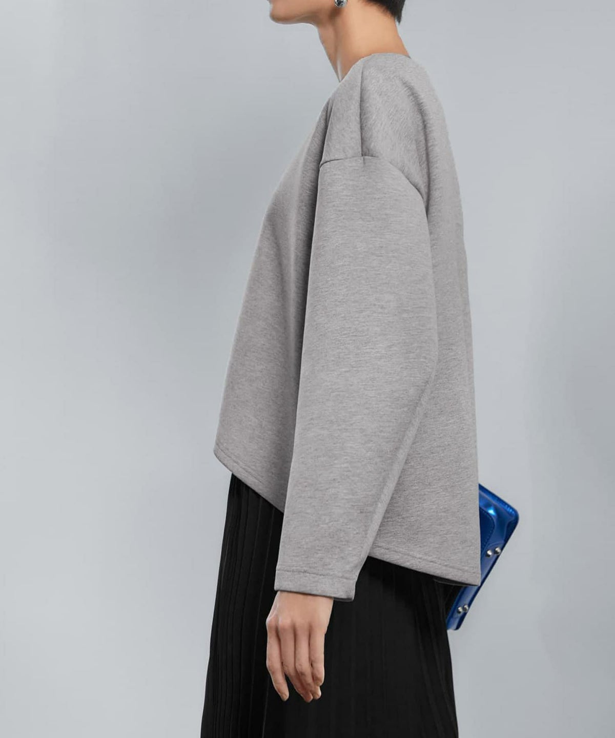 着用イメージ 165cm ライトグレー