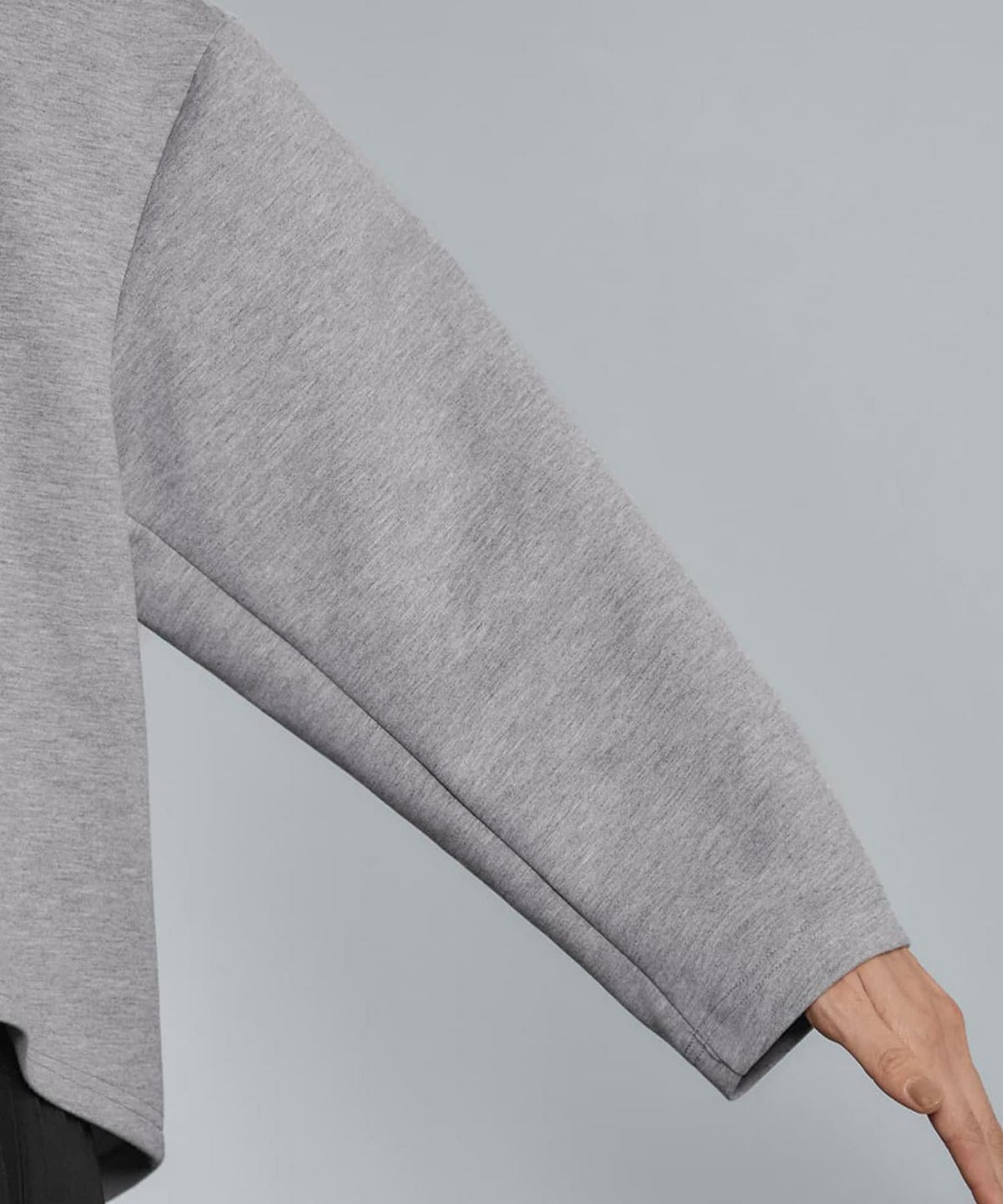 着用イメージ 165cm ライトグレー