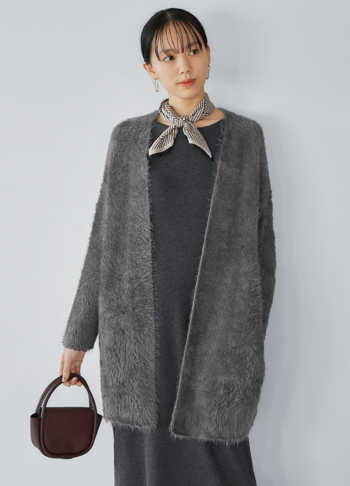 着用イメージ 168cm ベージュ