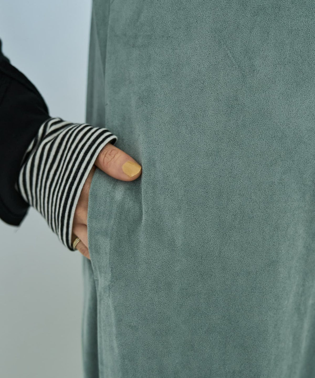 着用イメージ 167cm ミントグリーン 02サイズ