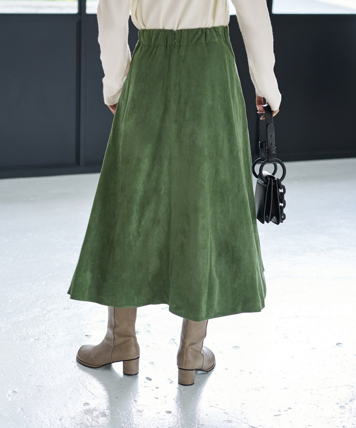 着用イメージ 166cm グリーンティー 02サイズ