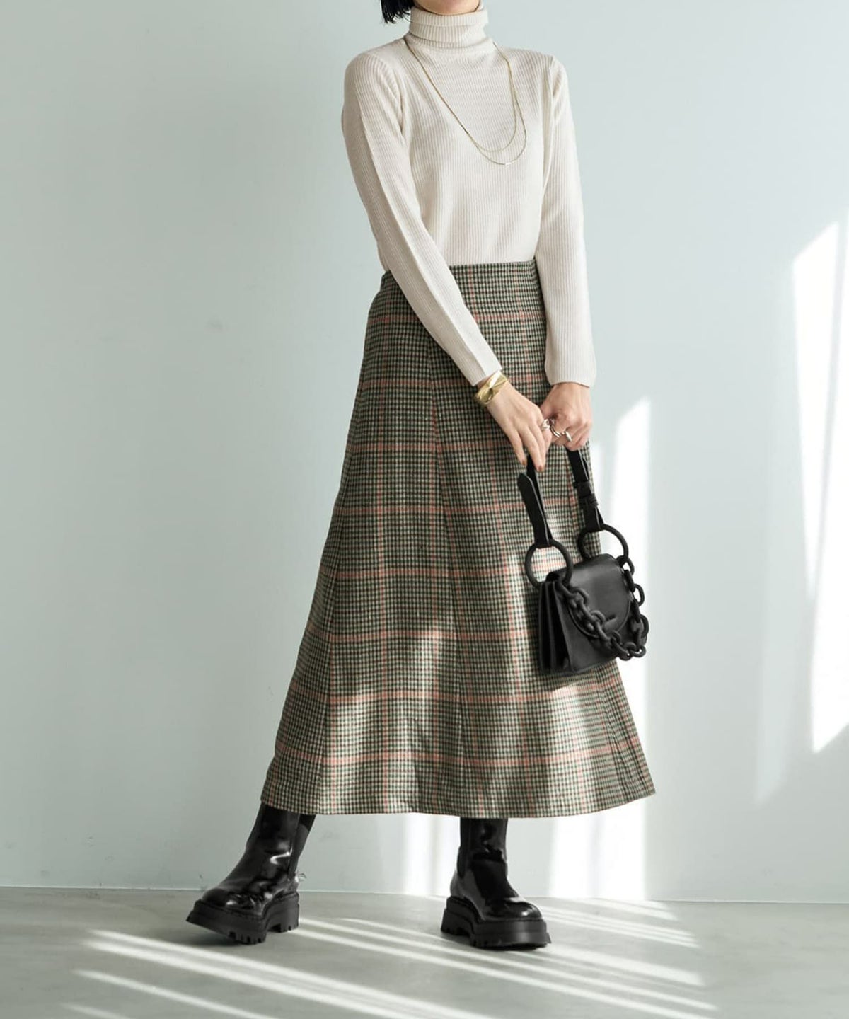 着用イメージ 165cm グレーミックス 02サイズ