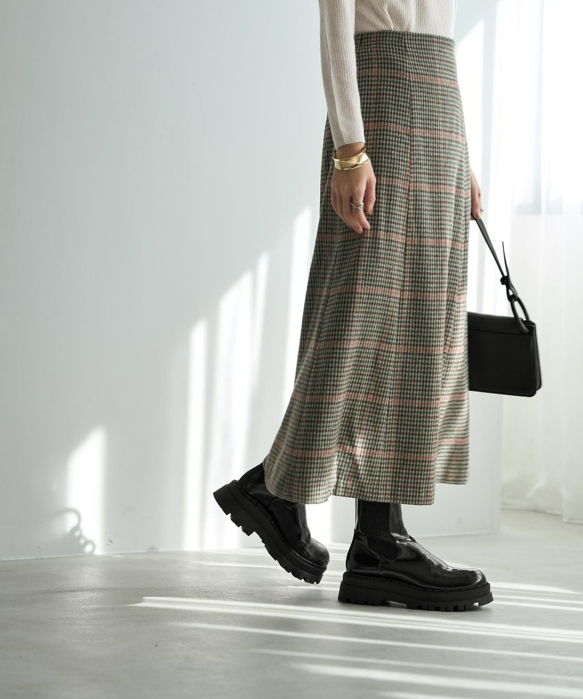 着用イメージ 165cm グレーミックス 02サイズ