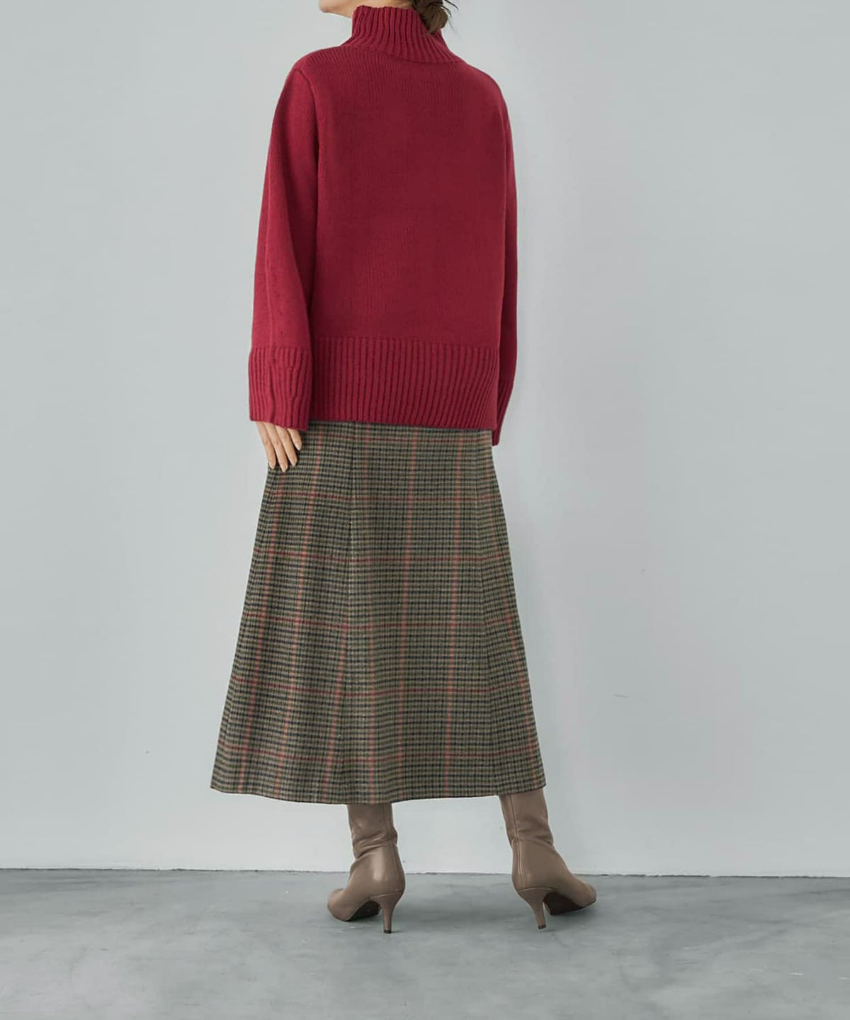 着用イメージ 165cm ベージュミックス 02サイズ