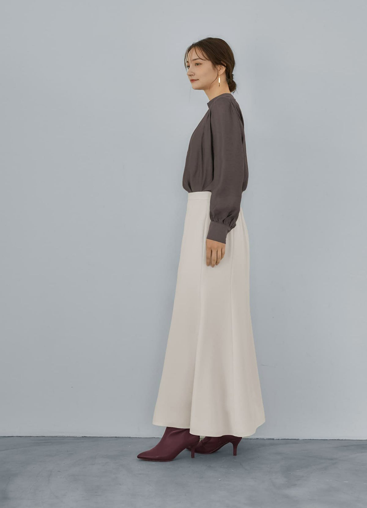 着用イメージ 165cm ブラウン