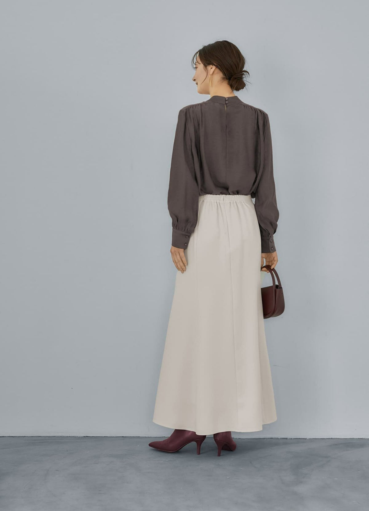 着用イメージ 165cm ブラウン