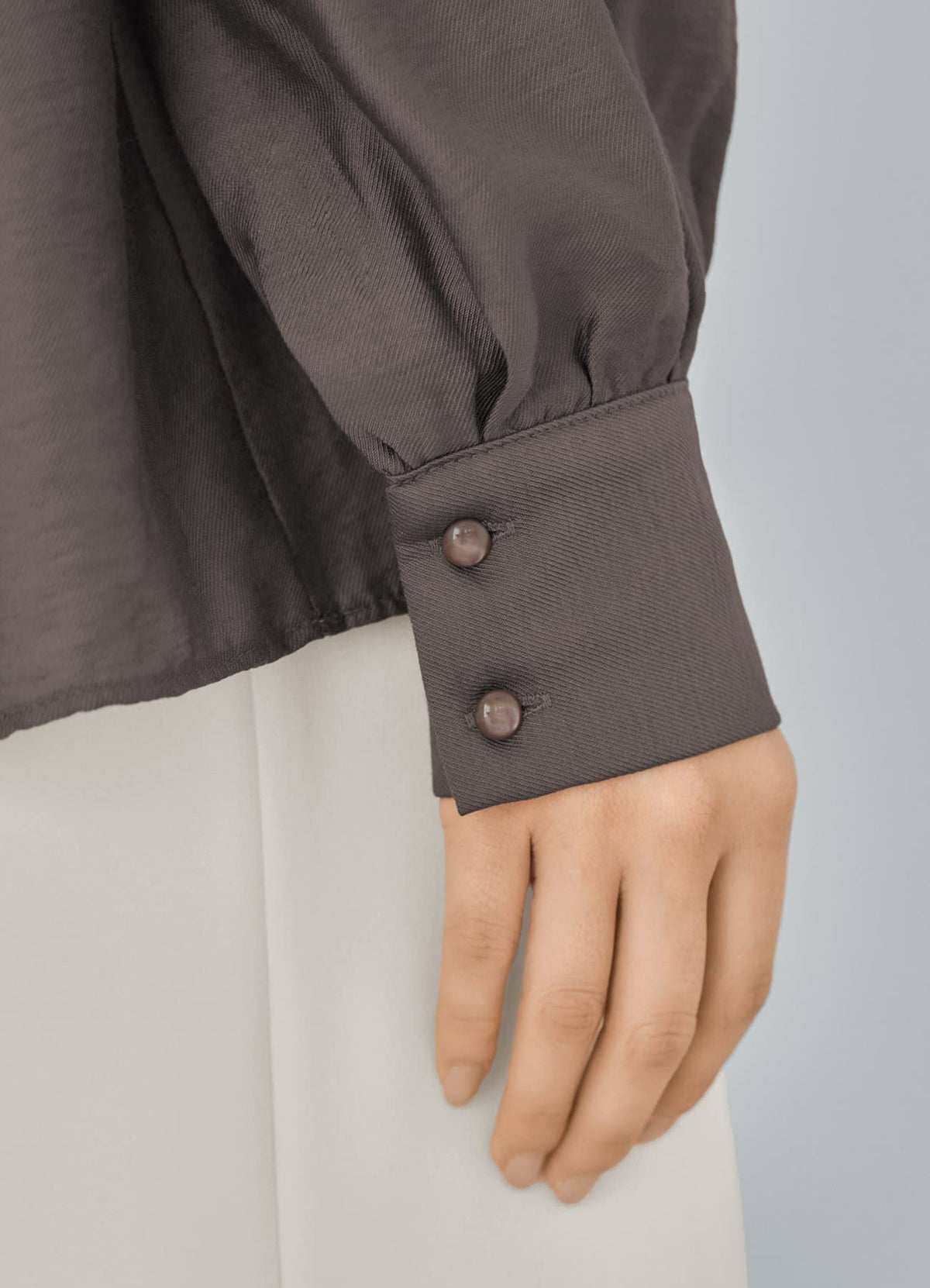 着用イメージ 165cm ブラウン