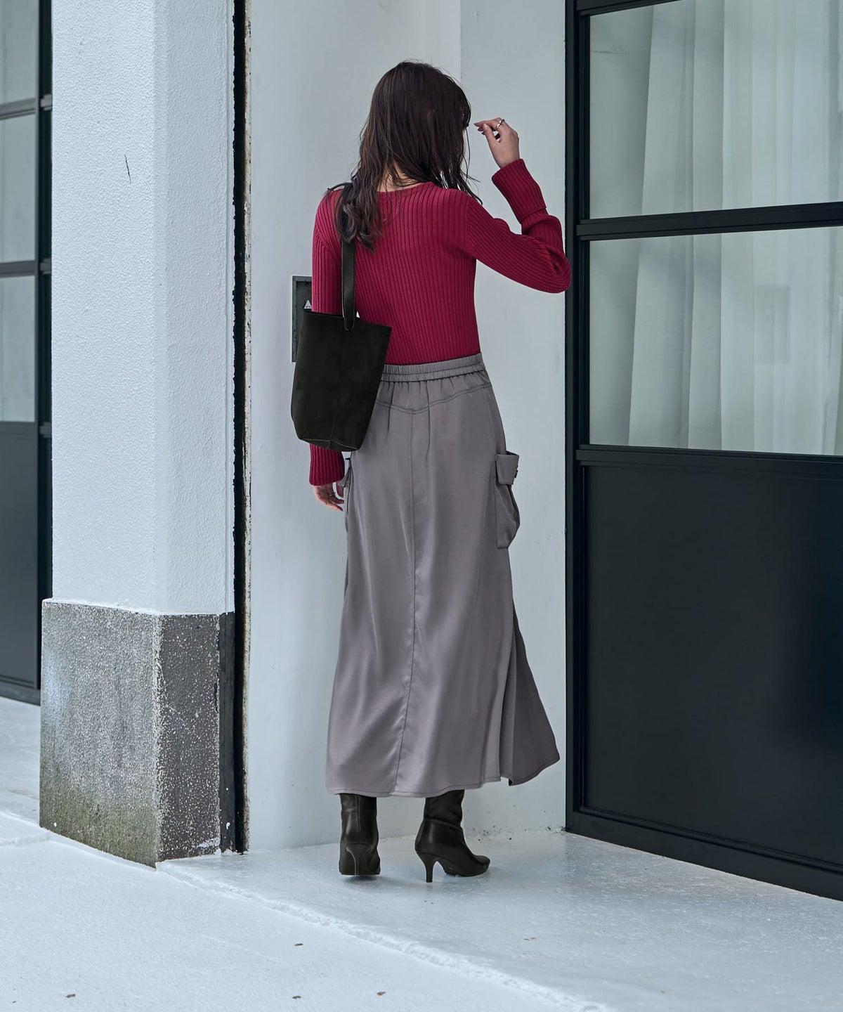 着用イメージ 168cm 着用サイズ 02 グレー