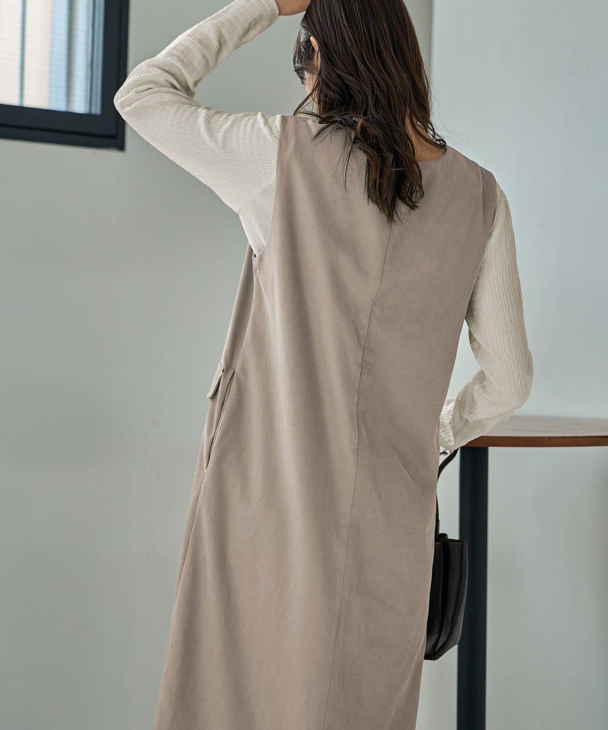 着用イメージ 168cm 着用サイズ 02 グレージュ