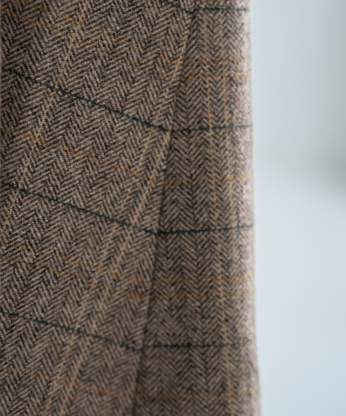 着用イメージ 166cm ブラウンミックス