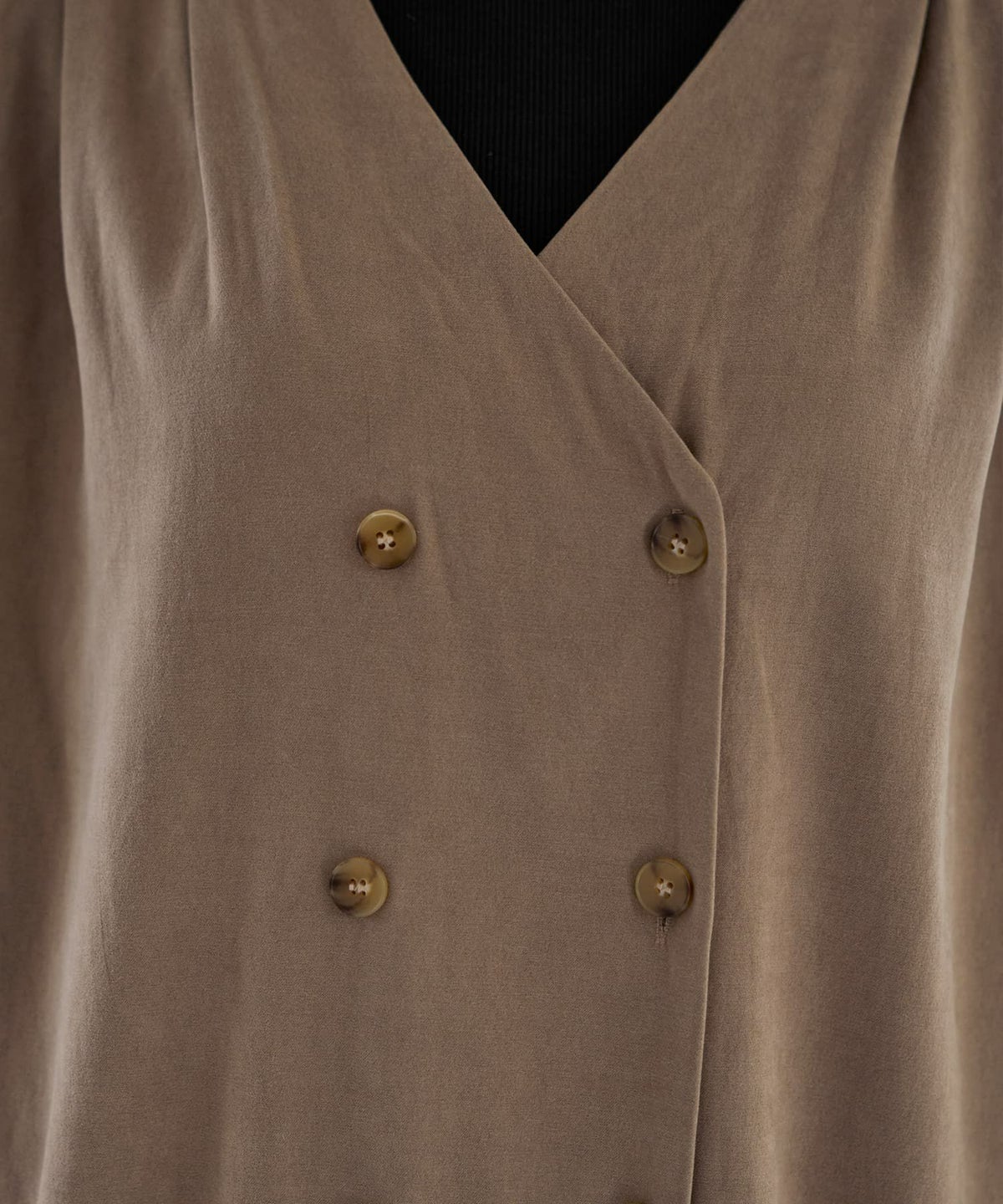 着用イメージ 166cm ベージュ