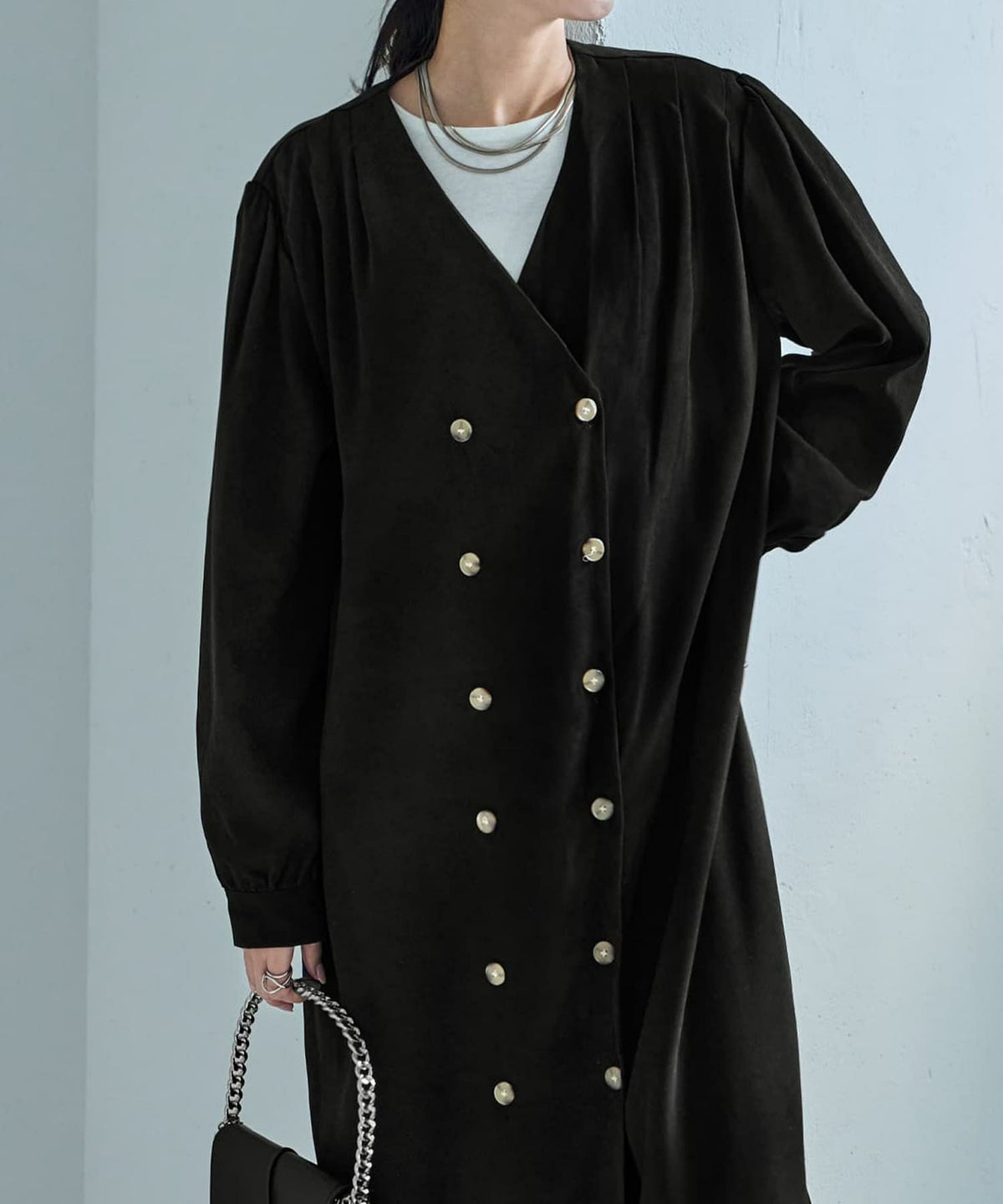 着用イメージ 168cm ブラック