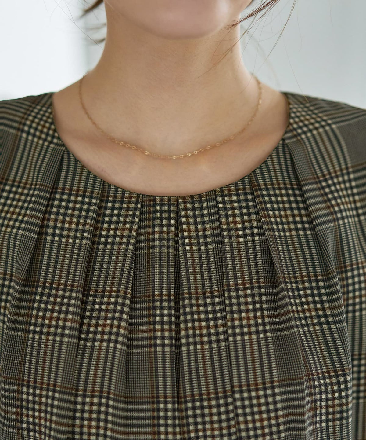 着用イメージ 166cm カーキミックス