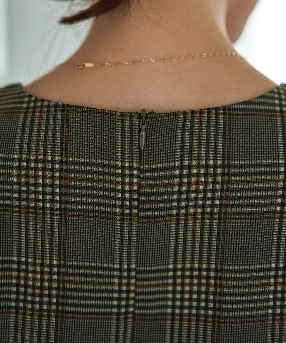 着用イメージ 166cm カーキミックス