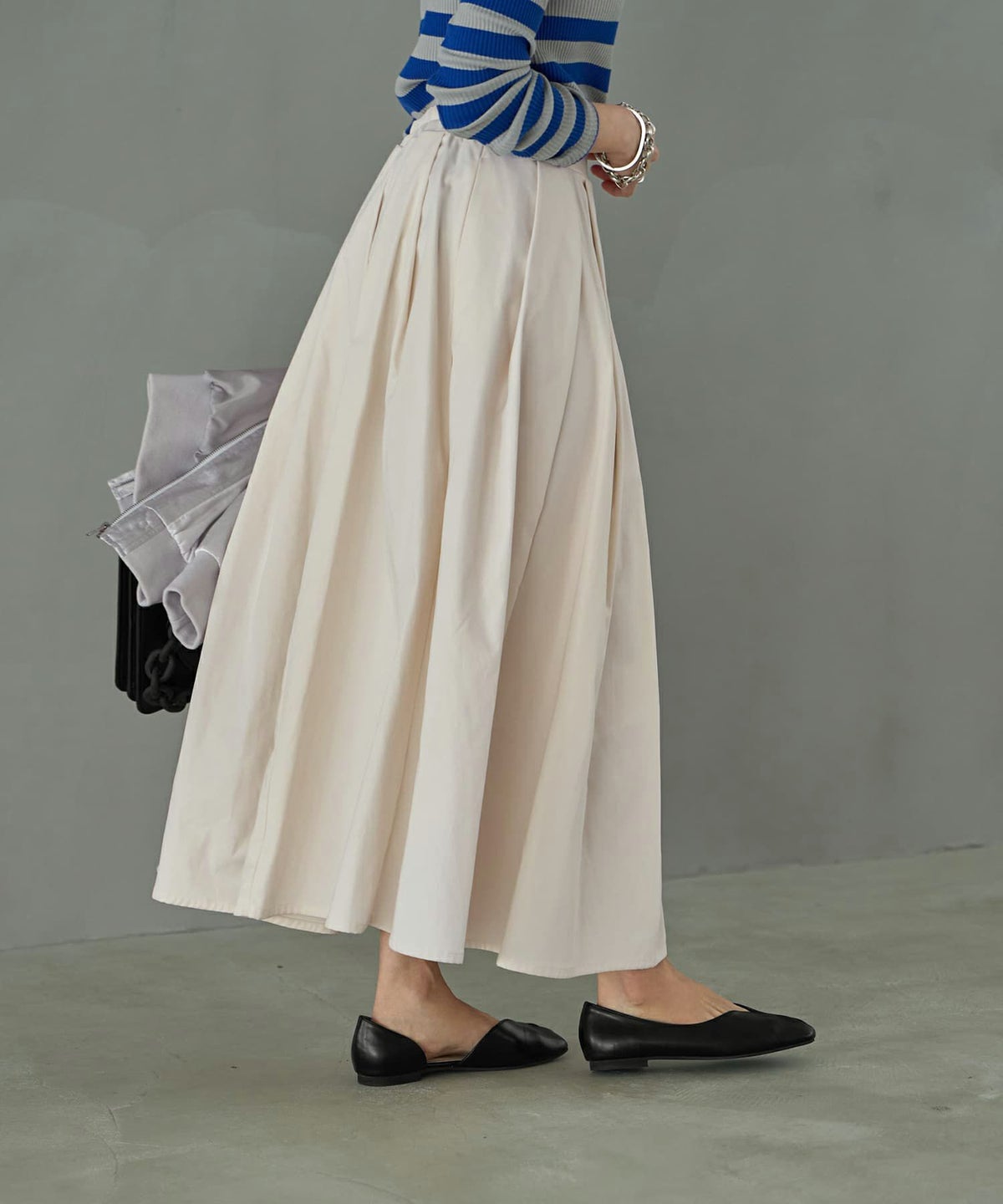 着用イメージ 165cm 着用サイズ 02 エクリュ