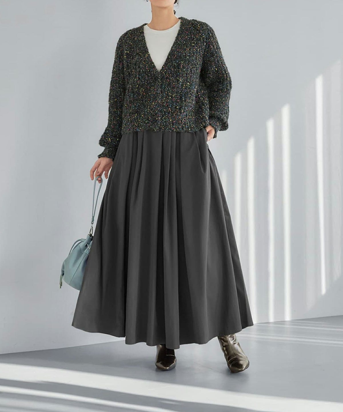 着用イメージ 165cm 着用サイズ 02 ダークグレー