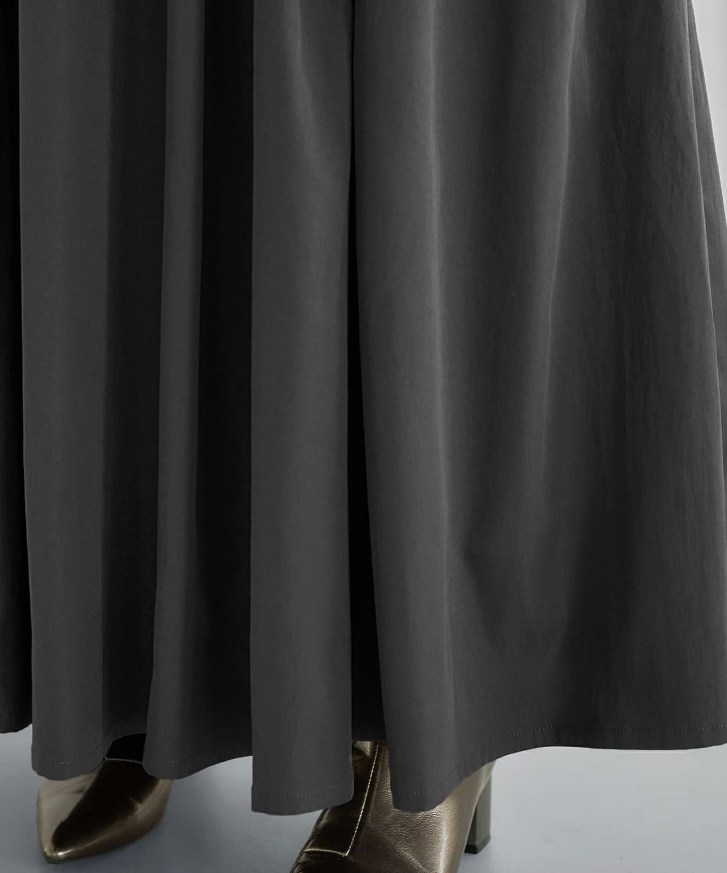黒 ロングタックスカート STYLE DELI｜スーパーロングタックスカート | Rakuten Fashion(楽天