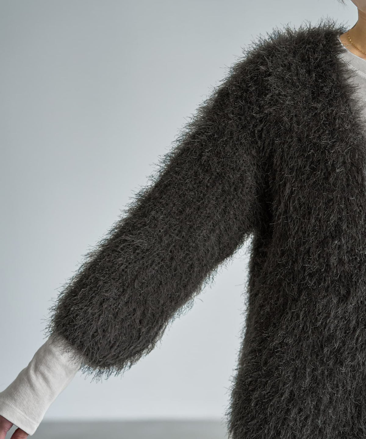 着用イメージ 167cm チャコール