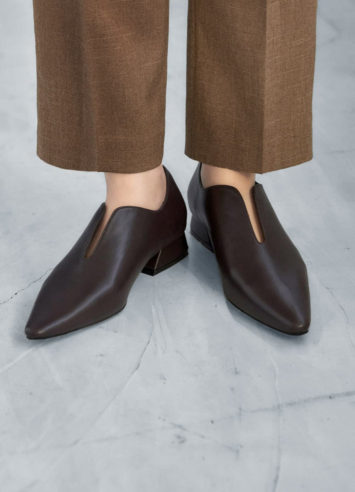 着用イメージ 165cm コーヒー