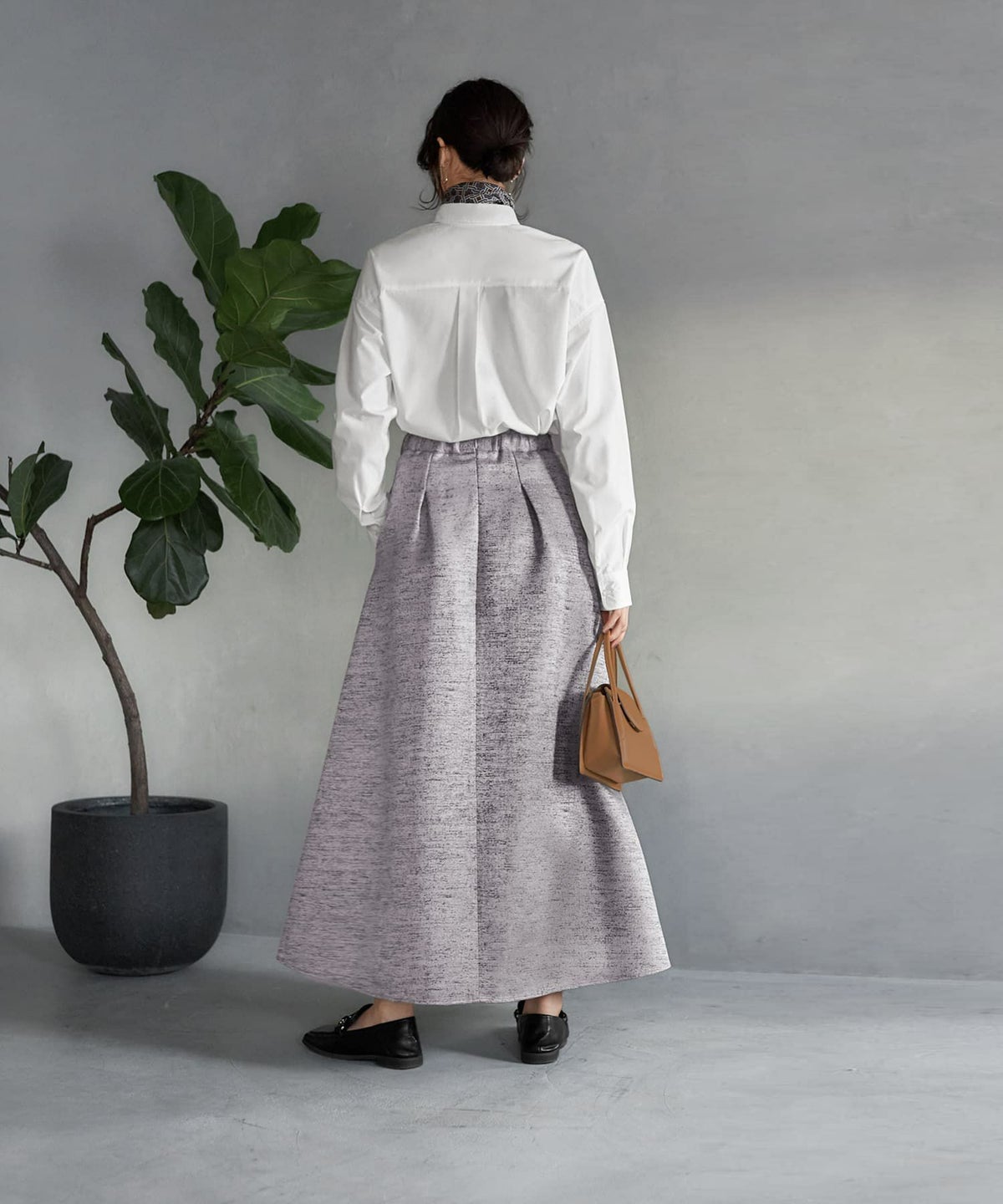 着用イメージ 165cm 着用サイズ S グレー
