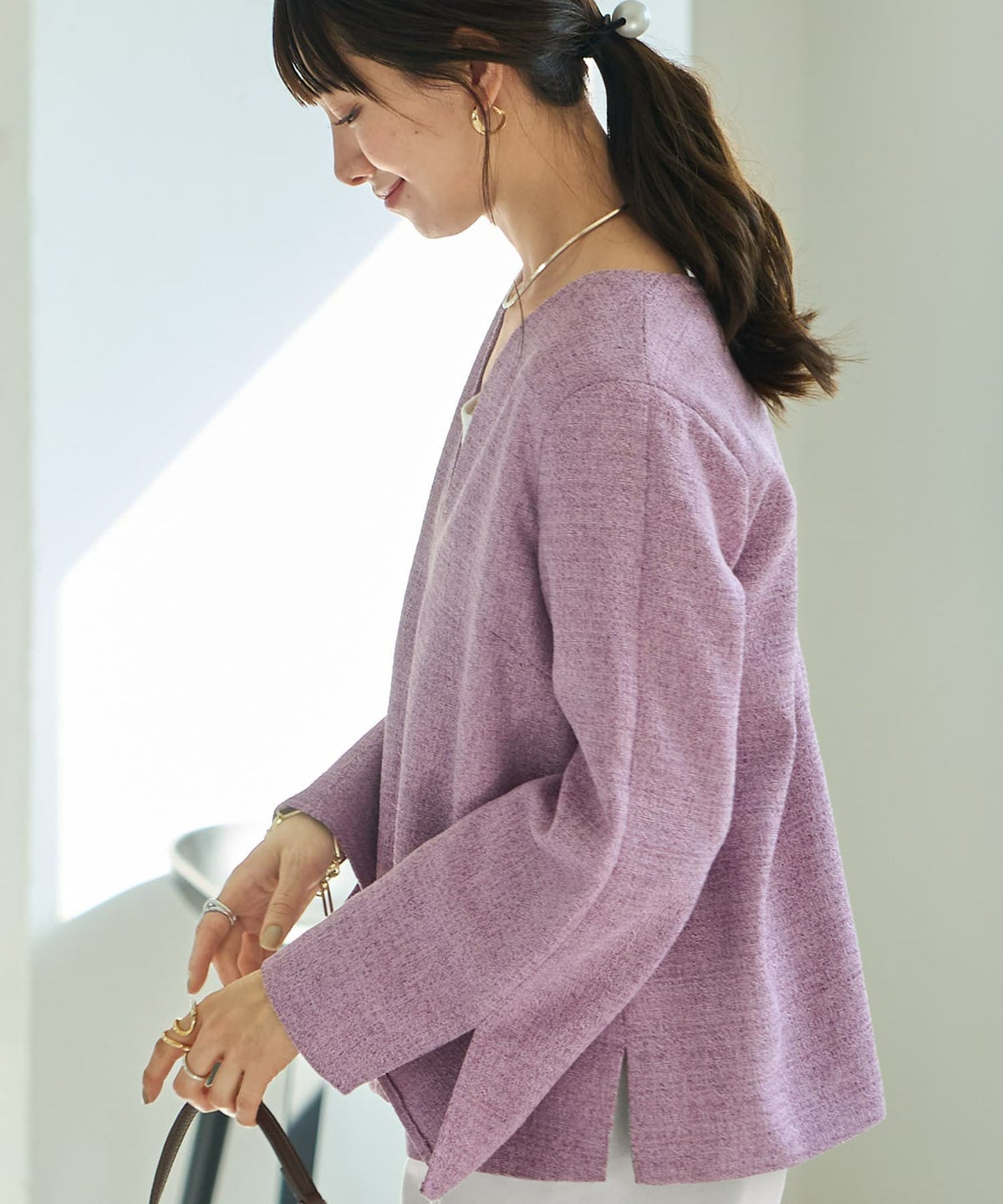 着用イメージ 165cm ピンクミックス