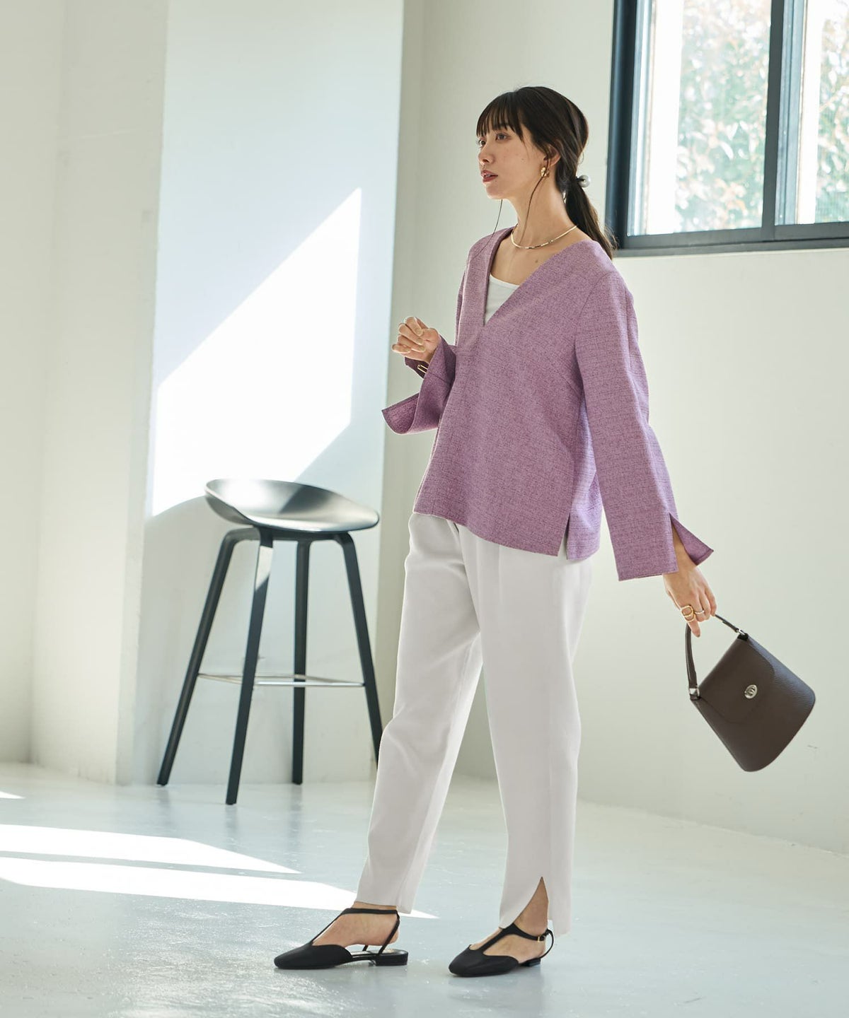 着用イメージ 165cm ピンクミックス