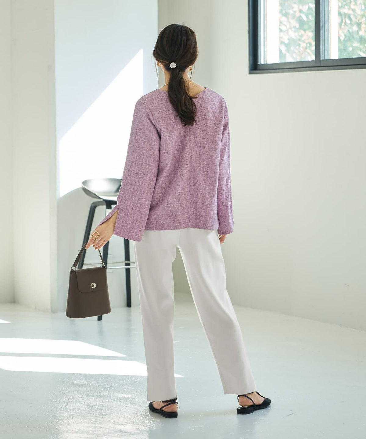 着用イメージ 165cm ピンクミックス