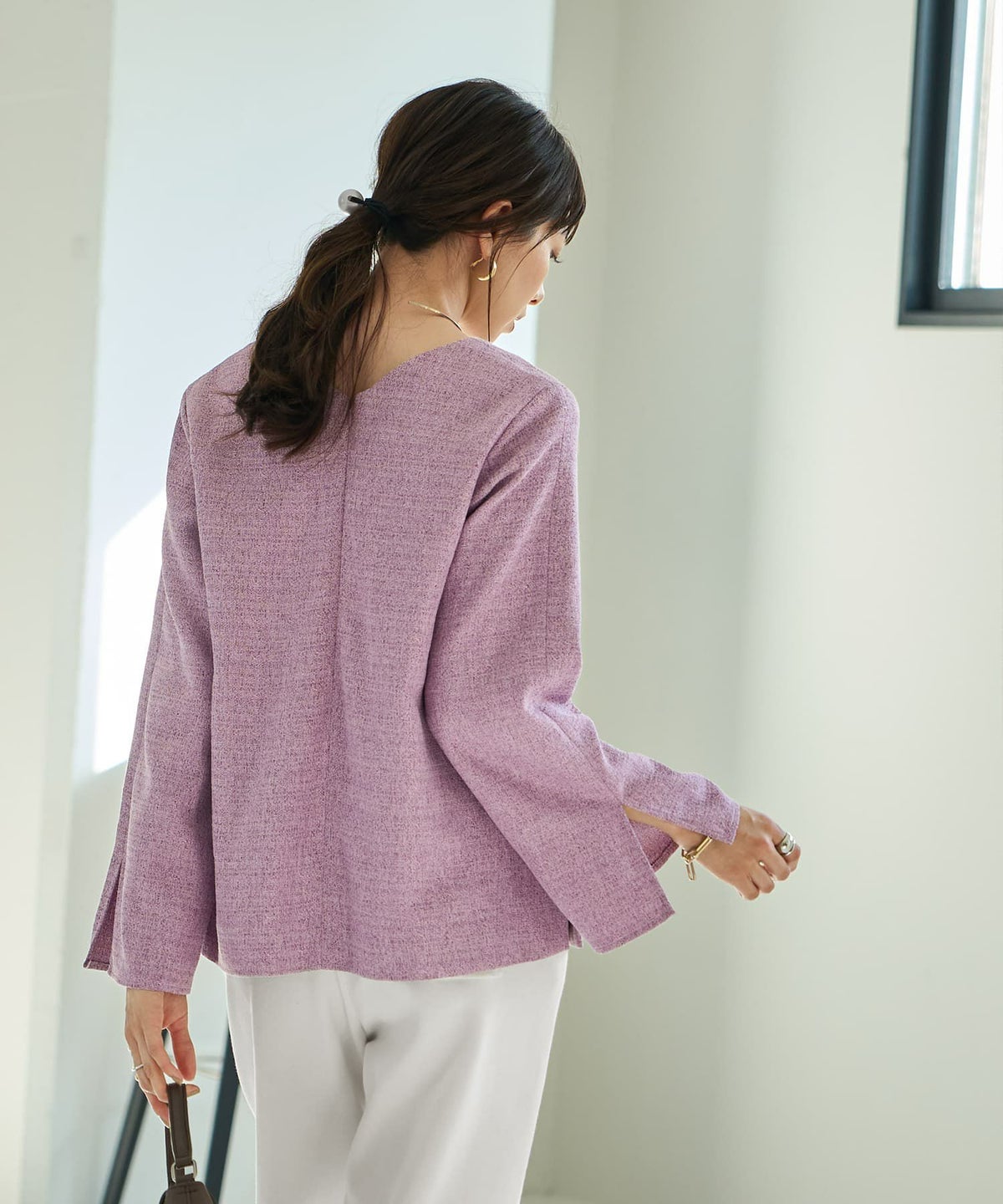 着用イメージ 165cm ピンクミックス