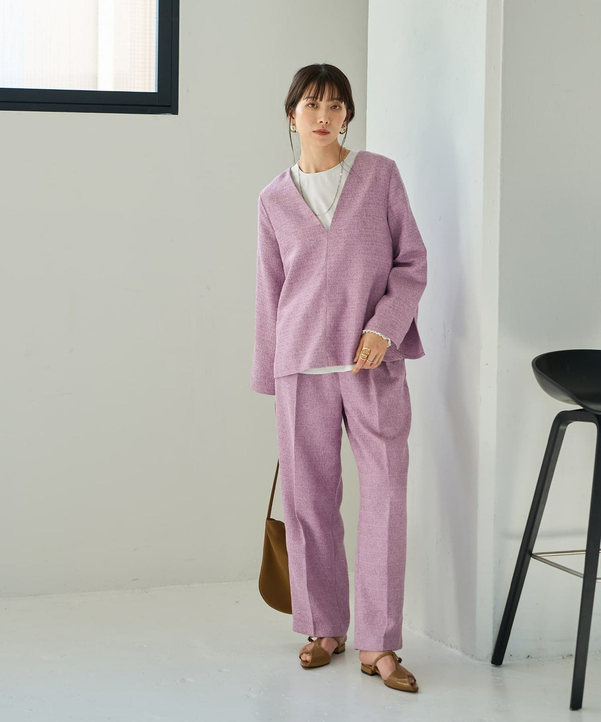 着用イメージ 165cm Sサイズ ピンクミックス