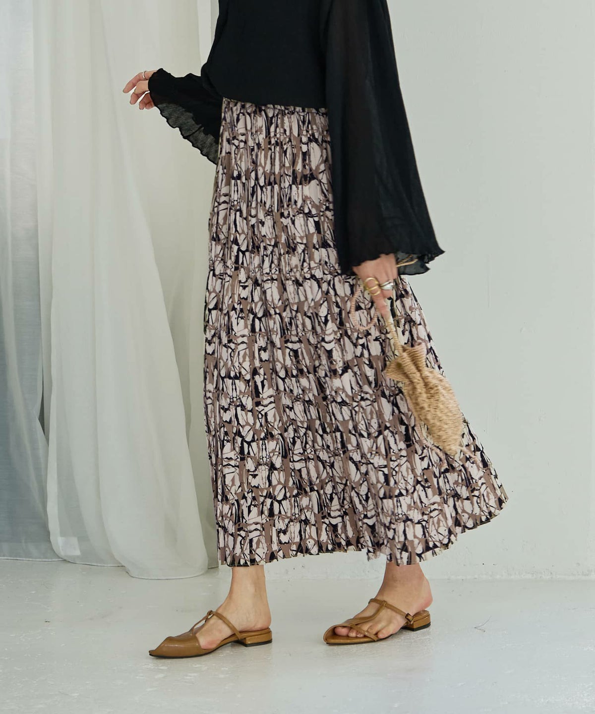 着用イメージ 165cm 02サイズ ベージュミックス