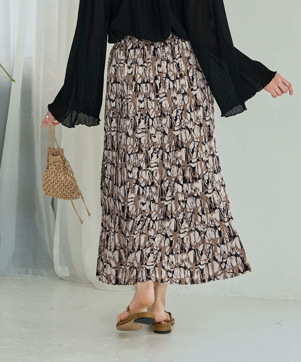 着用イメージ 165cm 02サイズ ベージュミックス