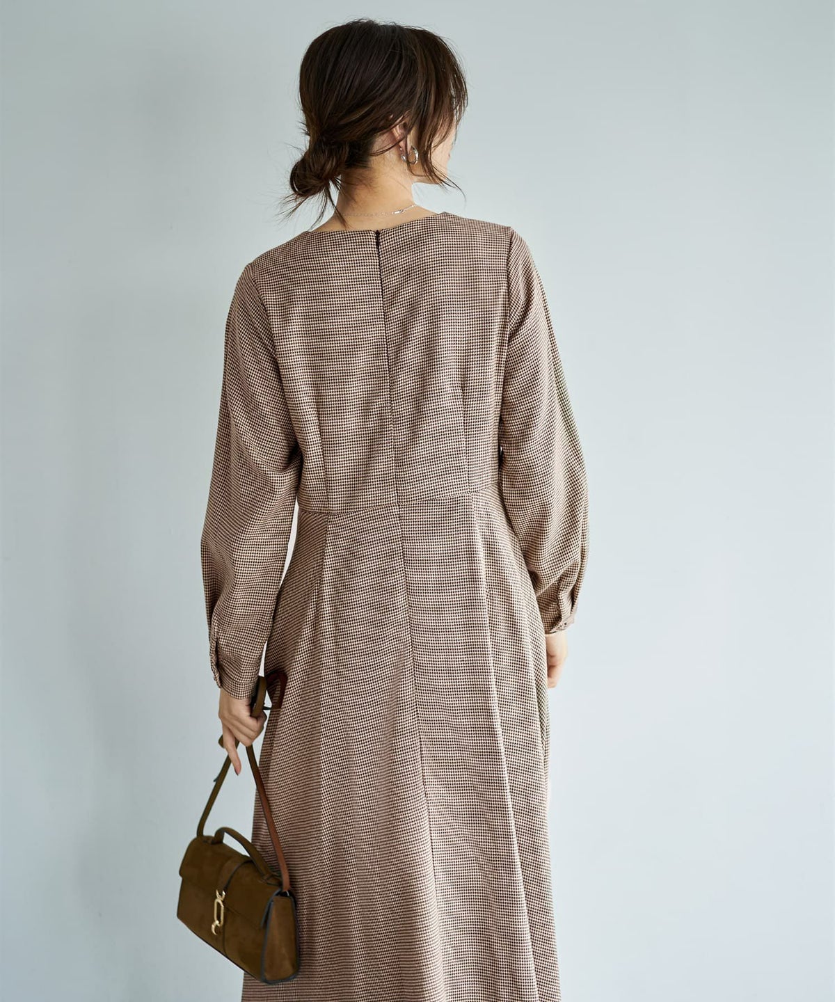 着用イメージ 166cm ベージュミックス 02サイズ