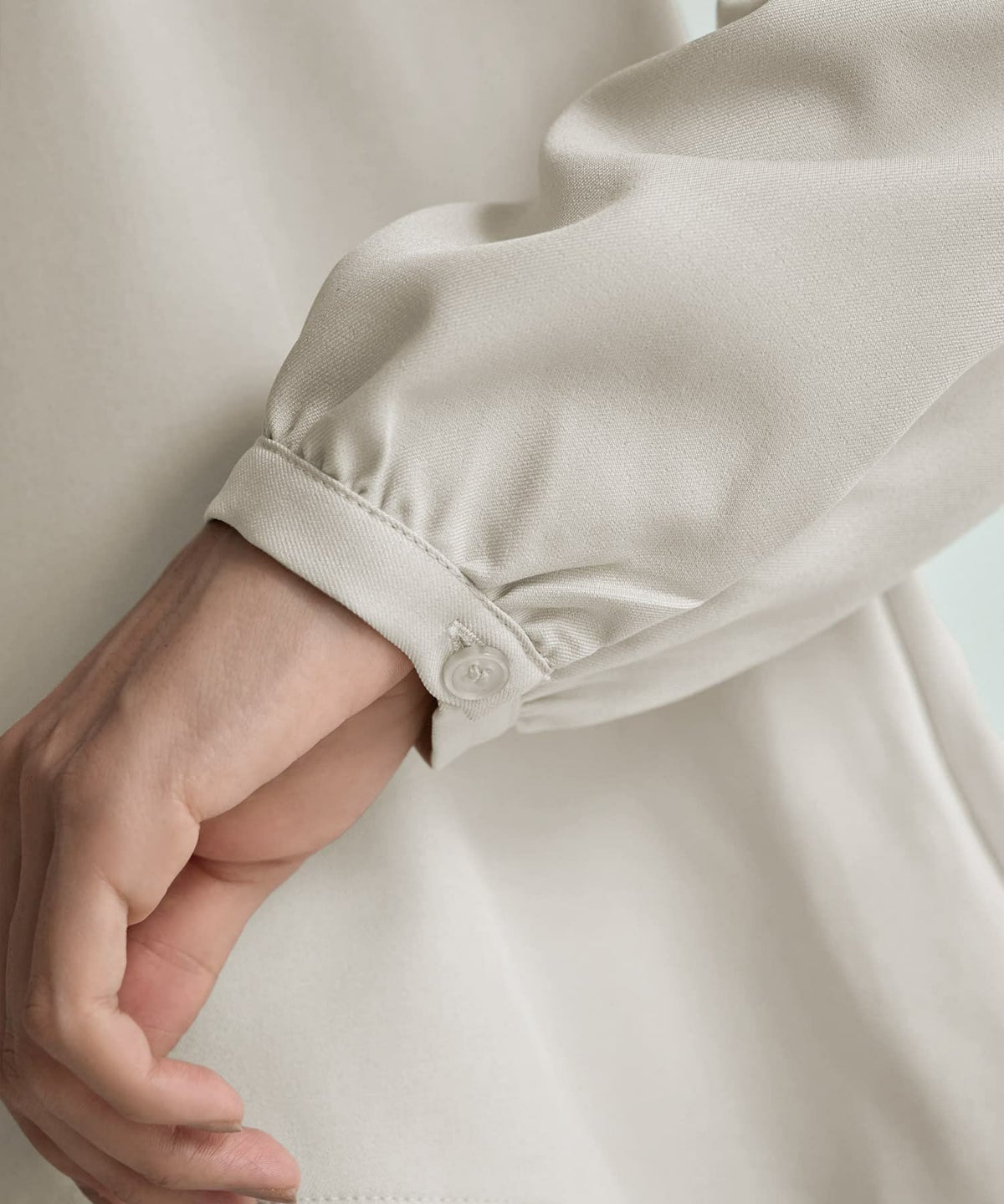 着用イメージ 166cm エアリーグレー